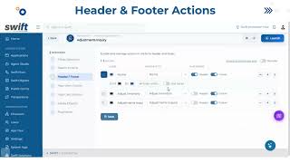 Header & Footer Actions v2026