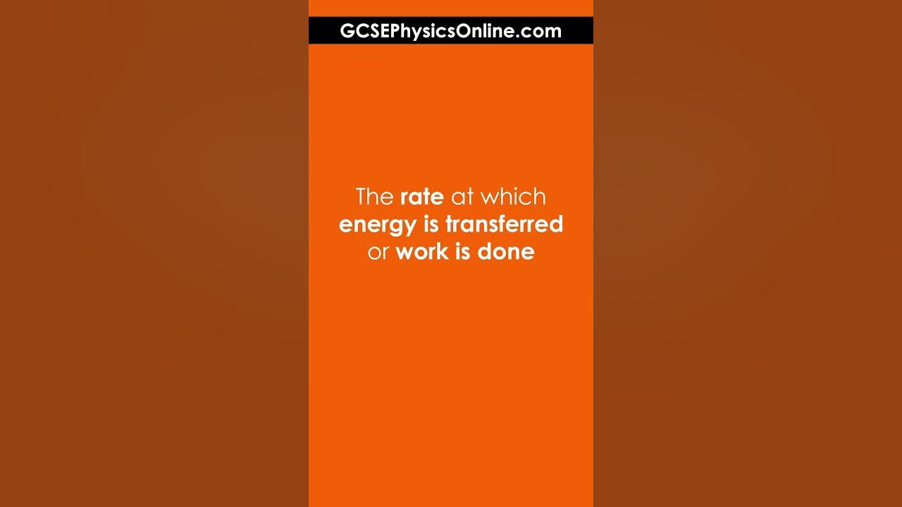 power-definition-gcse-physics-youtube