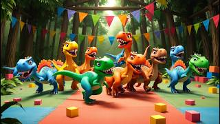 T-Rex at the Gym! | Dinosaur Workout Song for Kids 🦖💪T  Rex in the gym