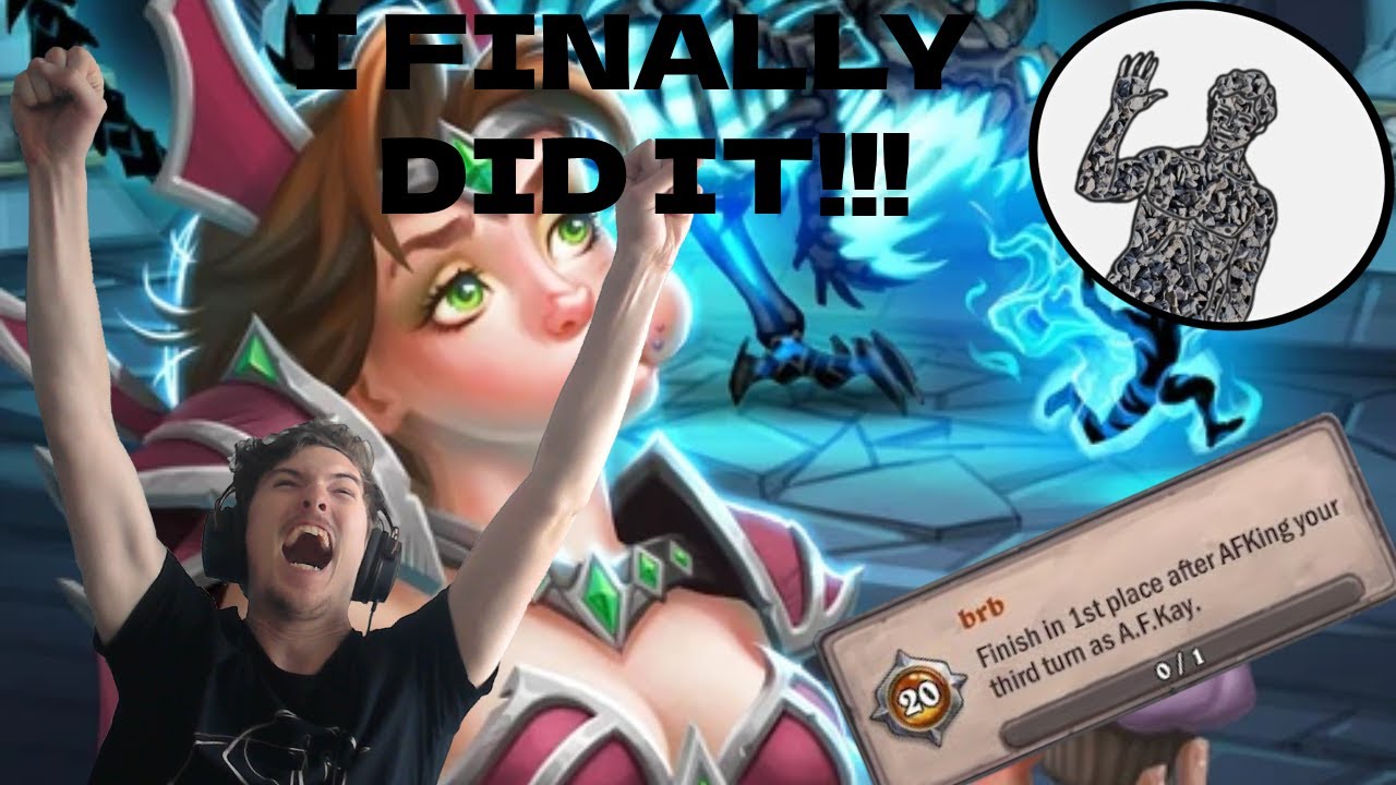 I FINALLY GOT THE ACHIVEMENT!!! Hearthstone battlegrounds - YouTube
