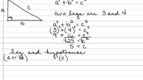 Pythagorean Theorem and Triples