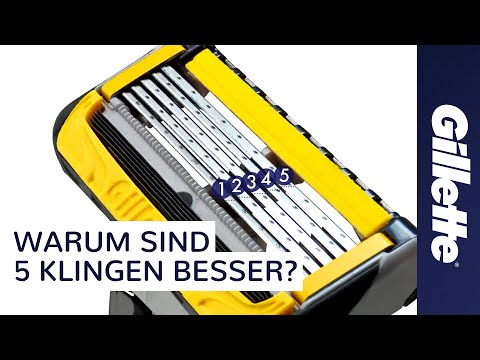 Gillette Fusion Proglide Proshield Warum Sind 5 Klingen Besser Youtube