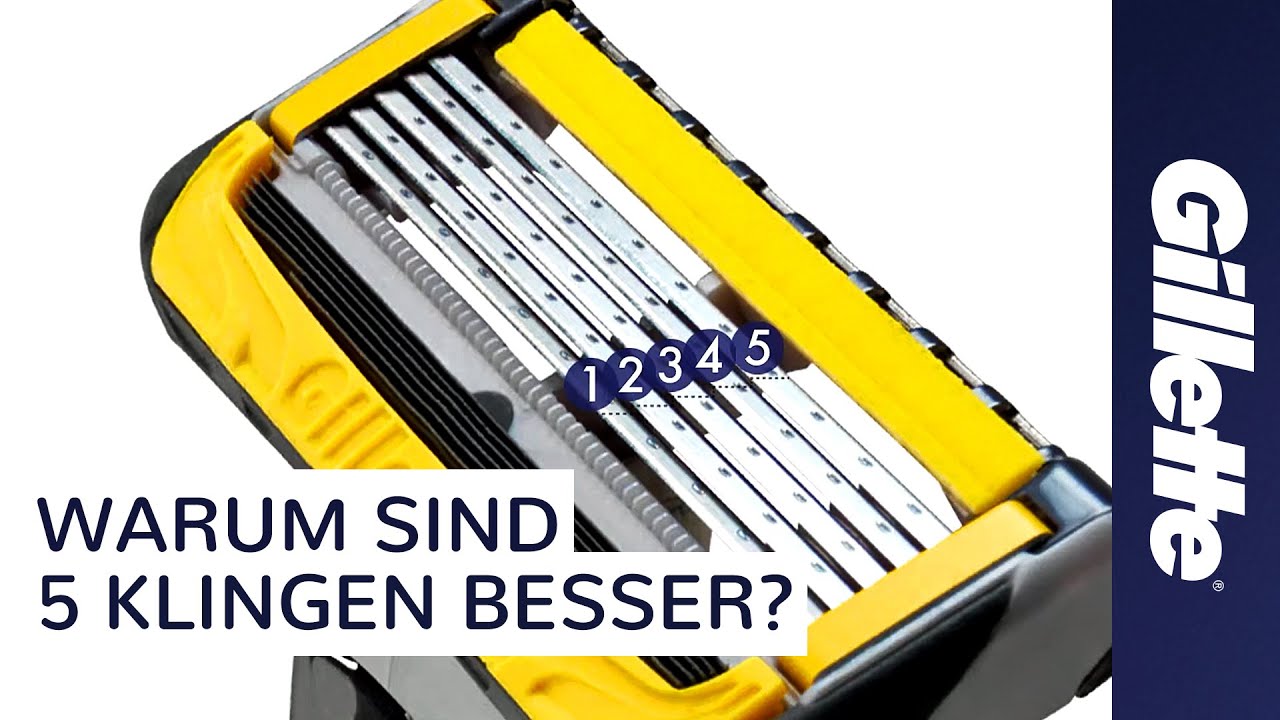 Gillette Fusion Proglide Proshield Warum Sind 5 Klingen Besser Youtube