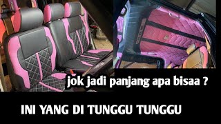 Modifying the interior of the Daihatsu Luxio, the front seats are longer