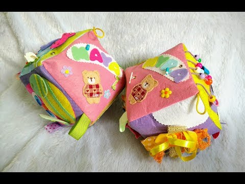 Activity toy, busy cube, Montessori toy for toddlers