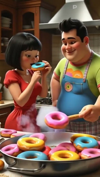 Bulet bolong tengah’e , mukbang donat panas ala om ndut