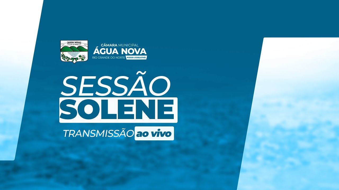 TRANSMISSÃO DA SESSÃO SOLENE E LEITURA DA MENSAGEM ANUAL.