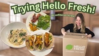 Trying Hello Fresh: My HONEST and UNSPONSORED review