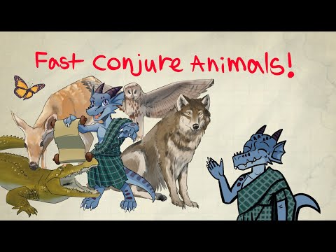 How to use conjure animals fast! - D&D 5E Basic guide to Conjure animals