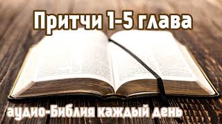 БИБЛИЯ ПРИТЧИ 1-5 ГЛАВА слушать онлайн НОВЫЙ ЗАВЕТ АУДИОКНИГА