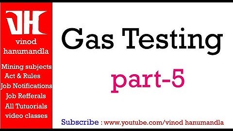 Accumulation test for Firedamp-with flame safety lamp