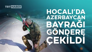 Aliyev Hankendi Ve Hocalıda Azerbaycan Bayrağını Göndere Çekti