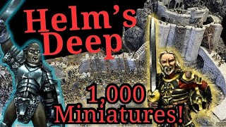 Epic Helm's Deep Siege Battle Report!  Middle Earth Strategy Battle Game | MESBG