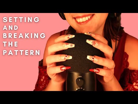 ASMR - Setting and breaking the pattern | RUBBING, SCRATCHING, MASSAGE | for extra tingles