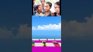 Gt car stunt ramp challenge 4vs4 #gtcar #rampchallenge #carchallenge #4vs4