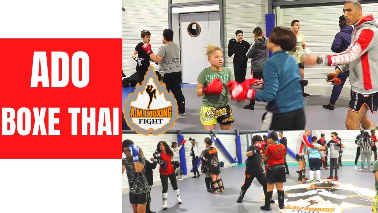 Pack complet Boxe Thaï et Kick boxing - Enfant garçon - BOXE THAI ET KICK  BOXING HERBLAY 95 A.M.I BOXING