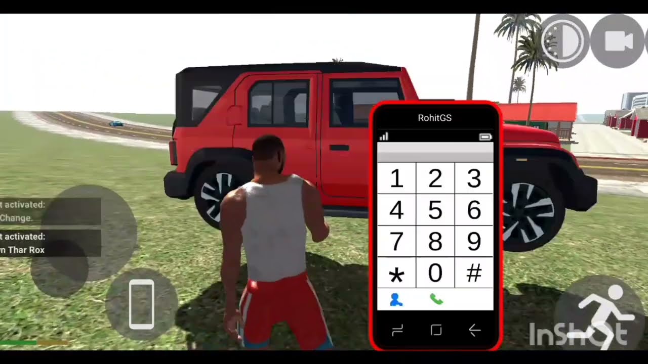 Thar ROXX ka cheat code + rain 🌧️ mode ka cheat code + fog rain 🌧️ ka cheat code । Indian bike