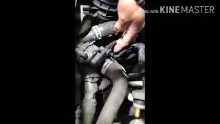 Mercedes w176 A180 coolant temperature sensor location.