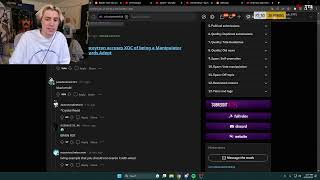 XQC On Kaceytron's Abuse Allegation #xqc #xqcowxqcclips #adeptthebest #xqchighlights #kaceytron #otk