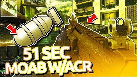 MW3: INSANE FAST 51 SECOND MOAB!!
