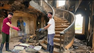 How This Couple Bought a Burned Mansion to Transform It into a Luxurious Home