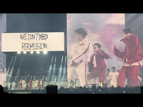 BTS Jungkook Abs Permission to Dance on Stage Las Vegas 