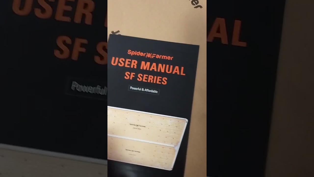unboxing spider farmer SF2000 Pro Evo  LED light