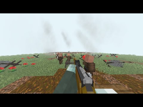 Trench Warfare in Minecraft | map made by me