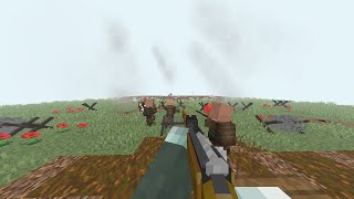 Trench Warfare in Minecraft | map made by me