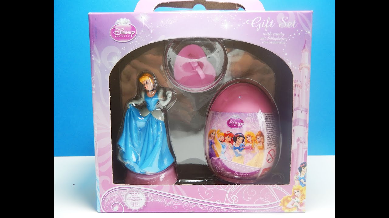 Gift Set Princess Egg Disney Collector!!! Kinder Toys unboxing Surprise