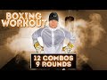 Heavy Bag Boxing Workout | 12 Combos 9 Rounds #boxingworkout #heavybag