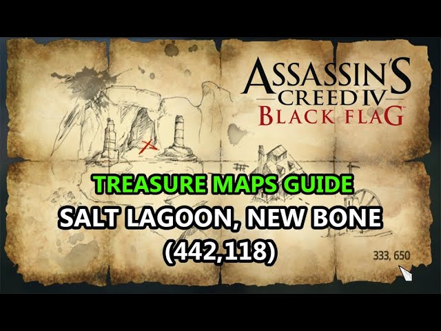 Black Flag Maps All Buried Chest Locations In AC4 Black Flag | Map
