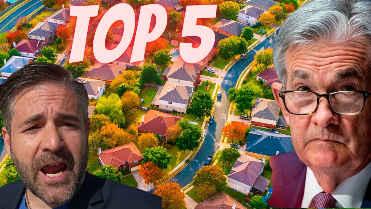 TOP 5 Crashing Housing Markets How to Find a GREAT Deal YouTube
