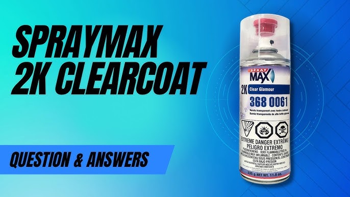 SprayMax 2K clear coat headlight restoration..1 spray can does 3 cars! 