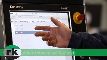 Kunkel Biegemaschine  URM 80 mit Delem DA 66T