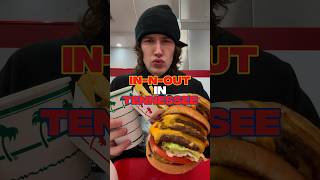 In-N-Out in Tennessee 🍔🤠 #innout #mukbang