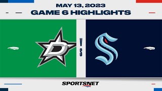 NHL Game 6 Highlights | Stars vs. Kraken - May 13, 2023