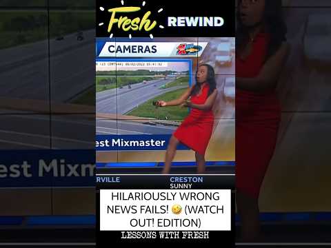 HILARIOUSLY WRONG LIVE NEWS FAIL! 😂😳 (WATCH OUT! Edition) FRESH REWIND👊 #funny #fail #comedy