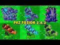 PvZ Fusion 2.8.2 - Fire Three Head Commando & Super Machine Turret vs All Bosses | Epic Battle