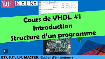 Cours de VHDL #1. Introduction et Structure d