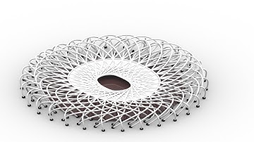 Designing a stadium with Kangaroo 2 in Rhino Grasshopper