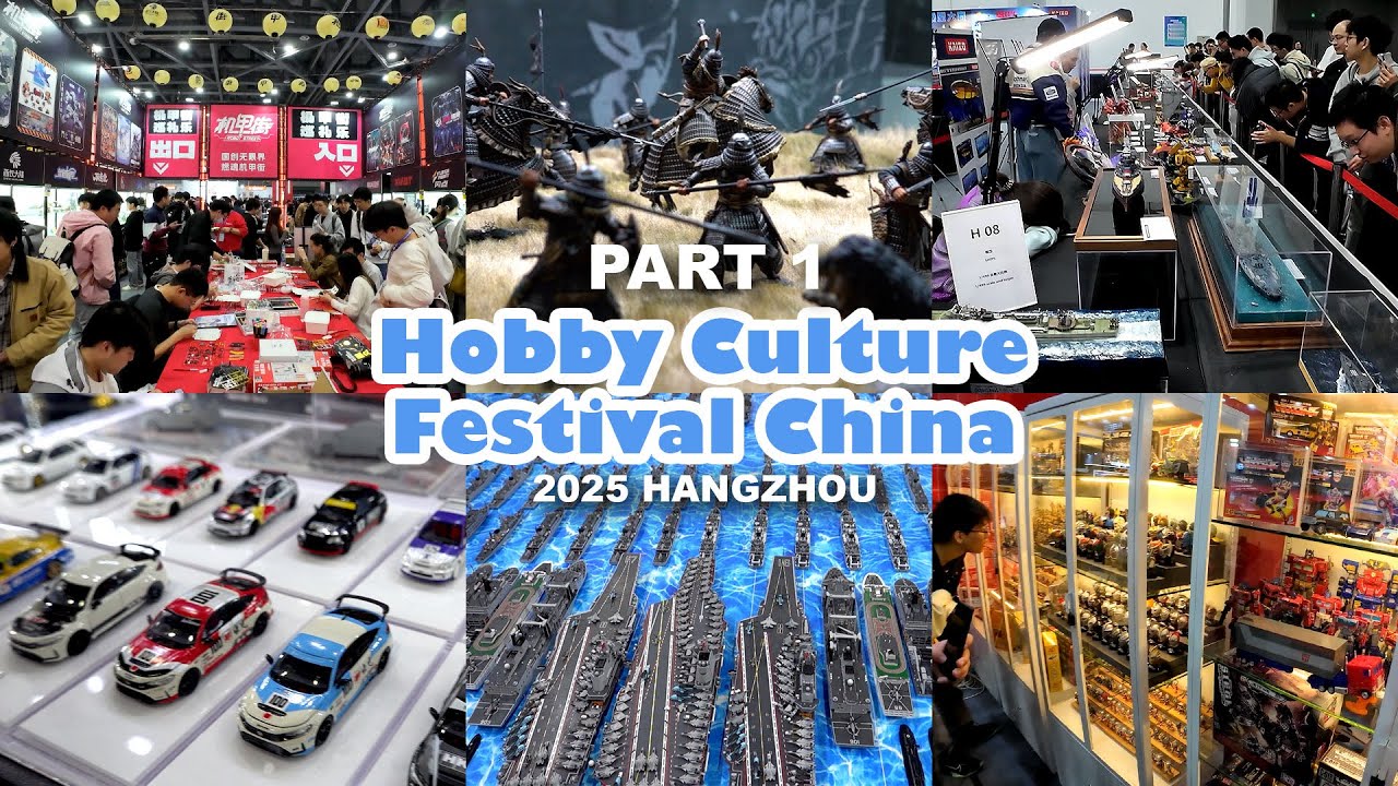 INSIDE China's MEGA Model Festival! 🤖 HCFC Hangzhou 2025 Full Tour (Custom Builds + Rare Kits)