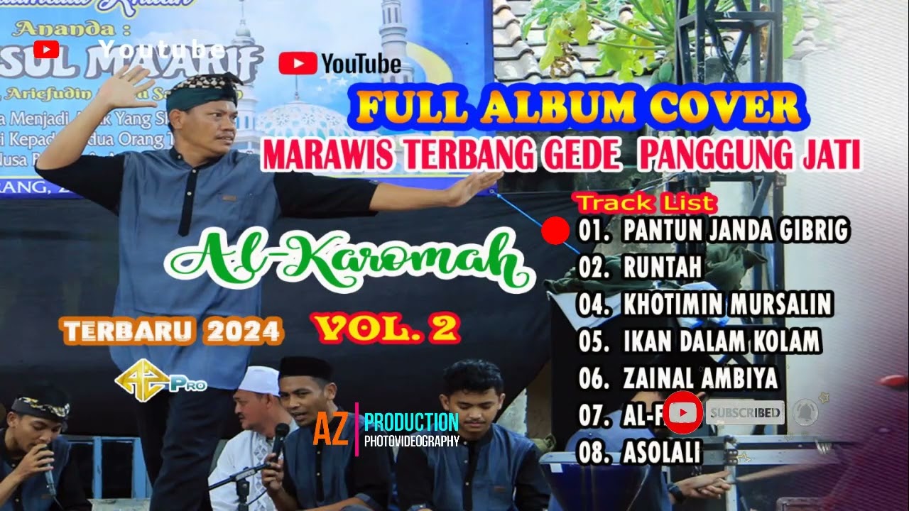 FULL ALBUM COVER MARAWIS [TERBANG GEDE] PANGGUNG JATI AL-KAROMAH VOL 2 NEW 2024 AZ PRO