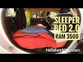 #hotshot #hotshot40llc #trucking - Sleeper bed 2.0 - Ram 3500