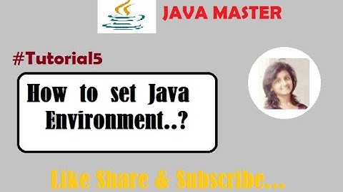 Tutorial5 | How to set Java Environment Variable ? | Must Watch | JAVA Master | Mayuri Mali