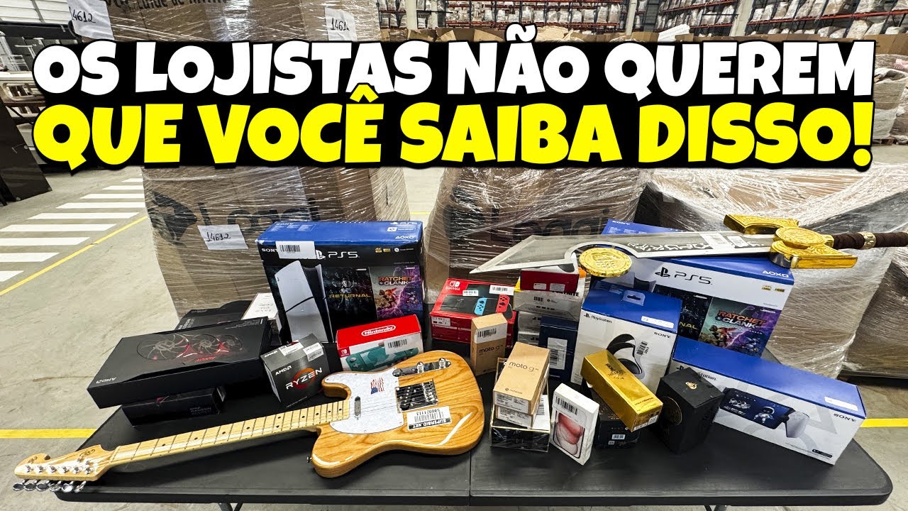 OS LOJISTAS NÃO QUEREM QUE VOCÊ DESCUBRA ISSO! - Leilão