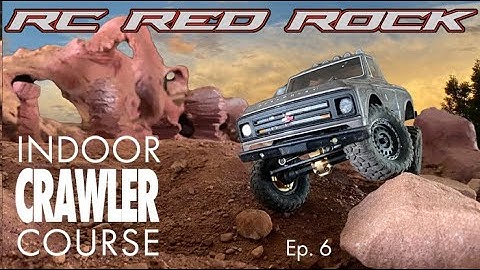 Amazing Desert Micro Crawler Course Build - 1/24 scale Utah themed for our Axial RC Crawler