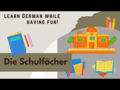 Die Schulfächer | The school subjects | #LearnGerman