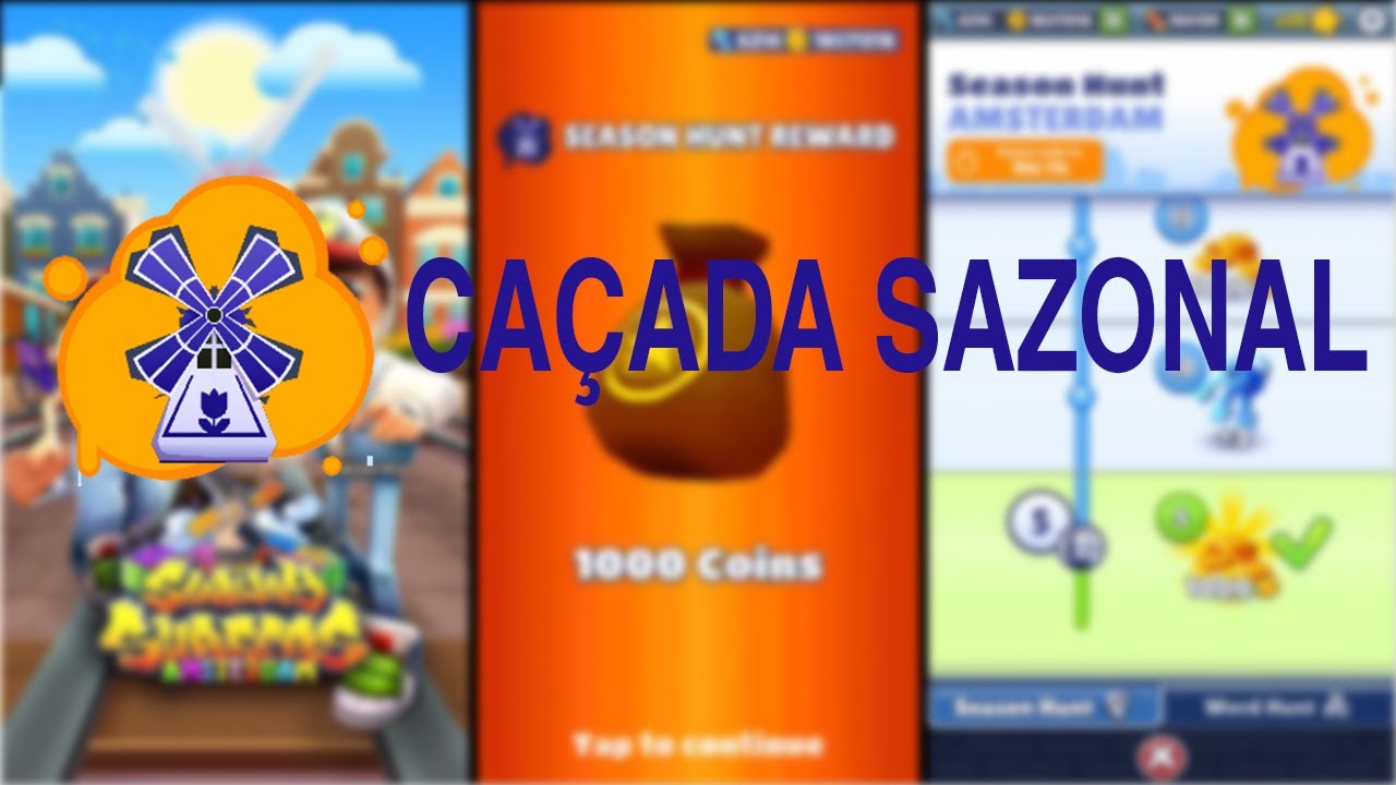 Subway Surfers Zurich 2020  Caçada Sazonal até 90 Itens