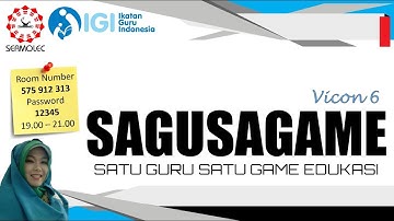 Vicon SAGUSAGAME 6 (Membuat Game Edukasi Sederhana)